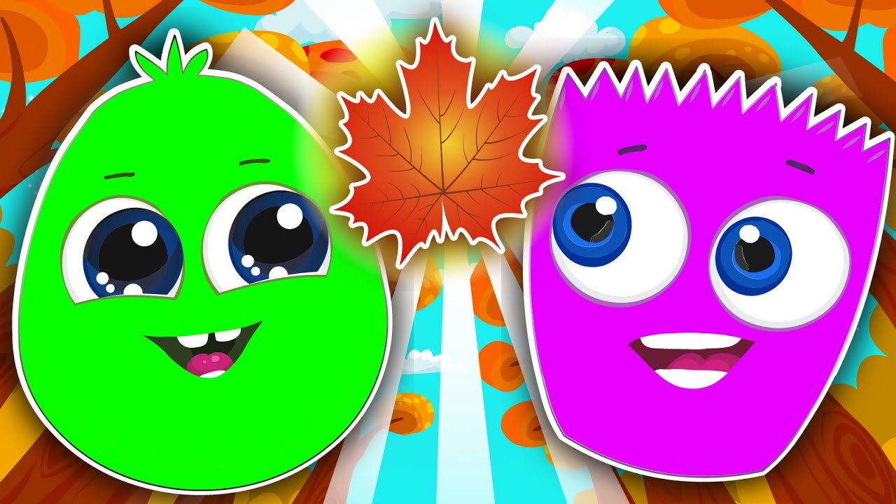 Op y Bob: Aventuras Educativas con Hojas de Otoño | Dibujos Animados para Niños