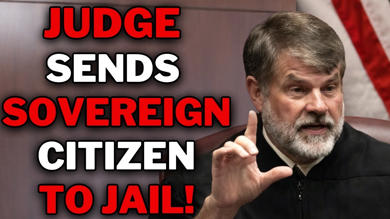 Judge SHUTS DOWN Sovereign Citizen After Ridiculous Argument — Instantly Jailed