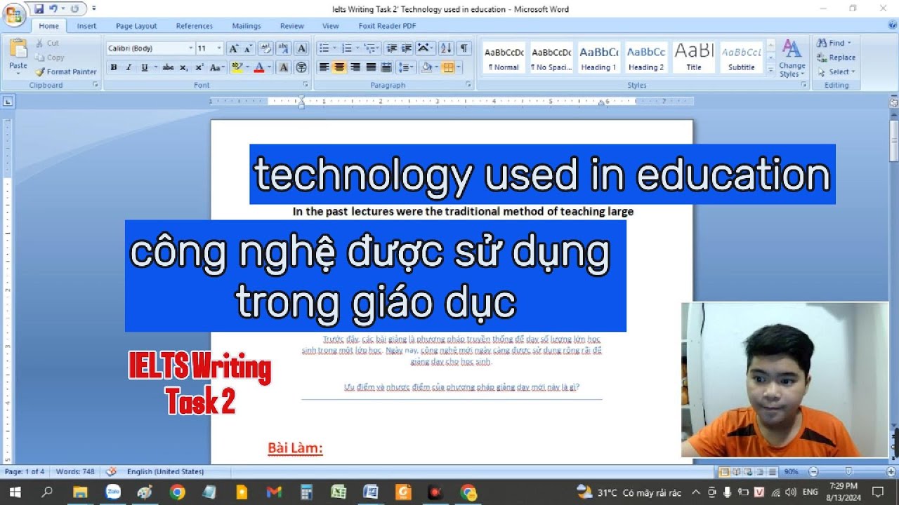 #7 Technology Used In Education | Task2 Writing | IELTS Writing | Kids Song Ngữ