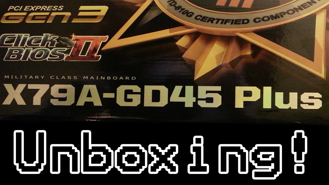 MSI X79A-GD45 Plus Unboxing