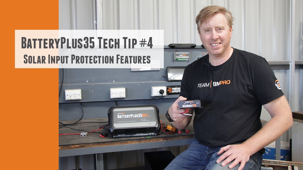 BatteryPlus35 (TechTip 4) Solar Input Protection Features