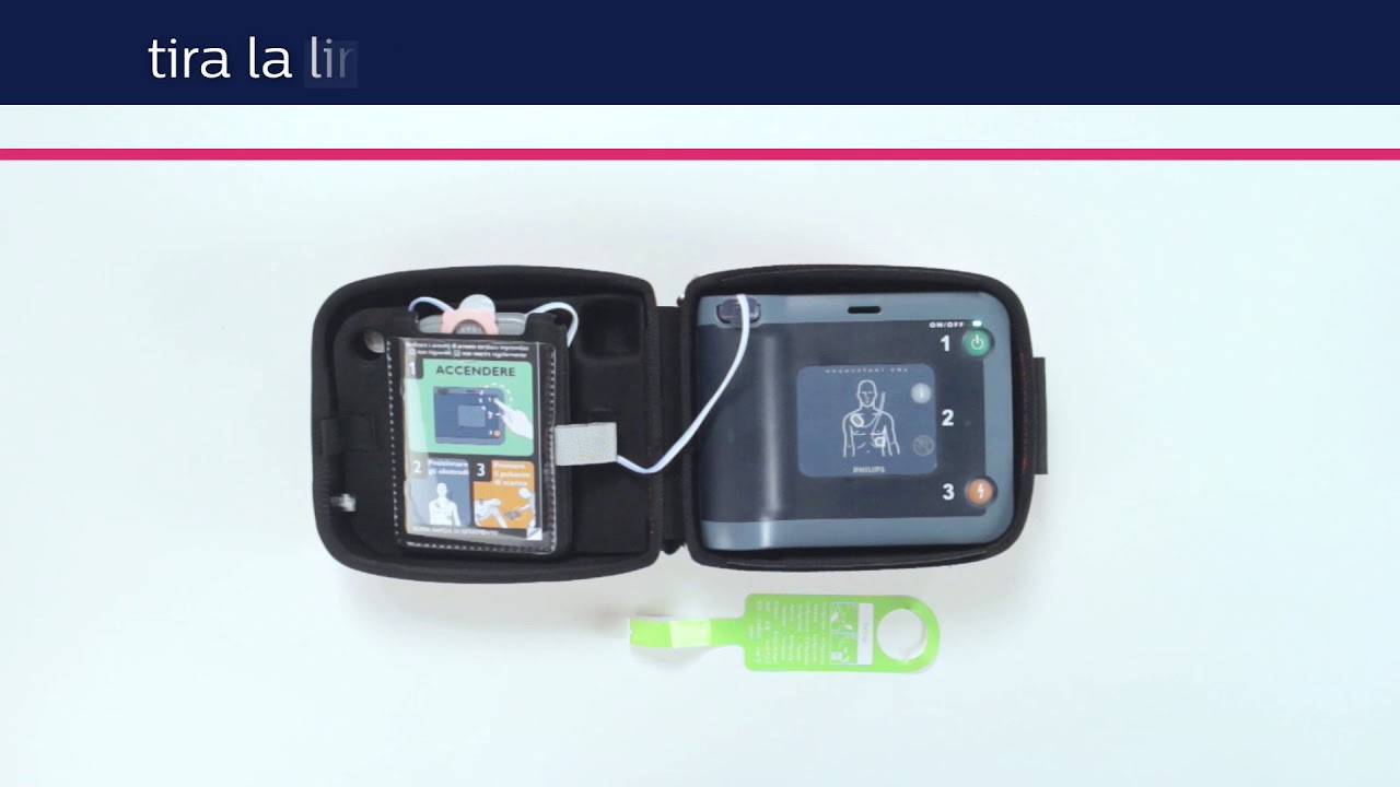 Come si attiva il defibrillatore Philips Heartstart FRx - Iredeem