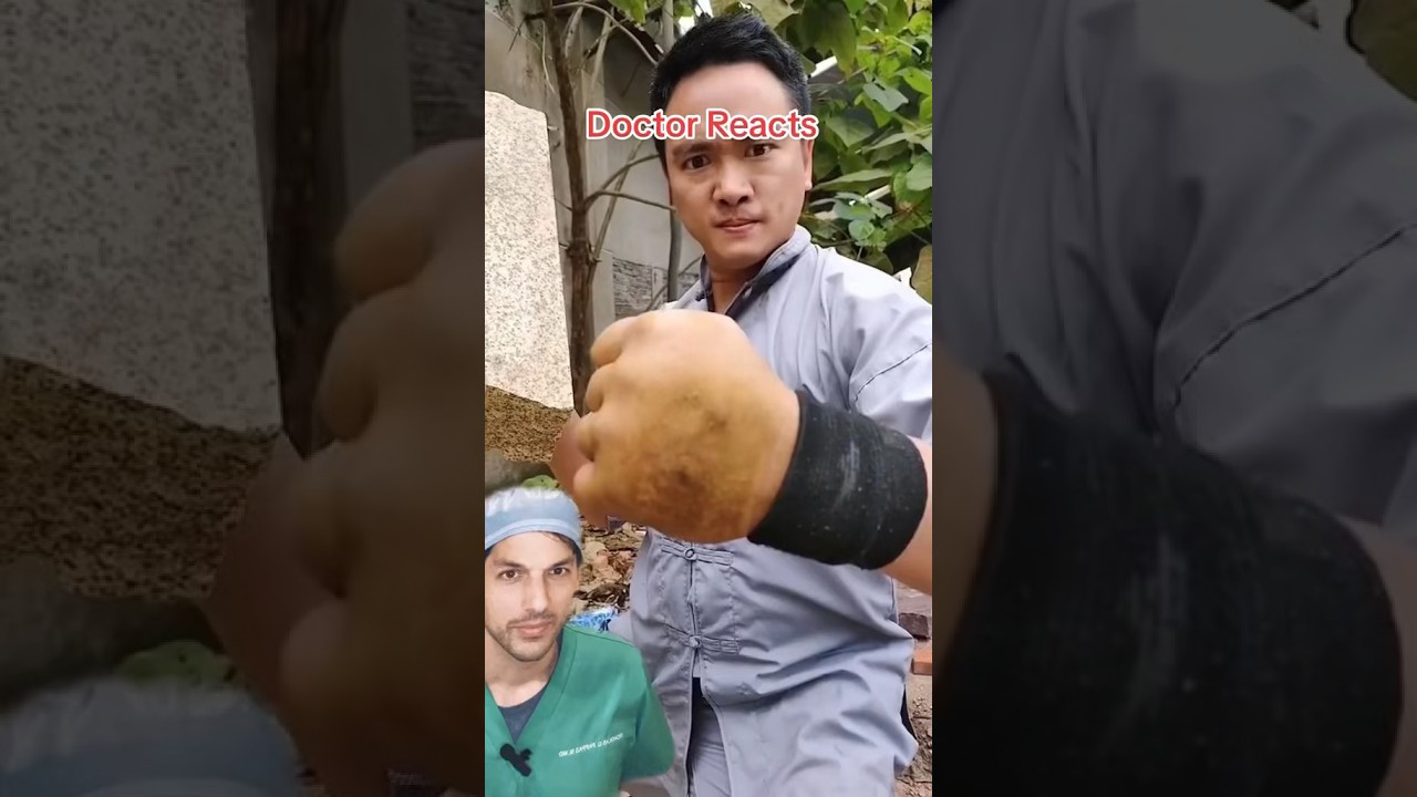 Very good, but brick not hit back! #Shaolin #Brick #Hand #Remodeling #Bone #Break #Dr #Hulk #Fist