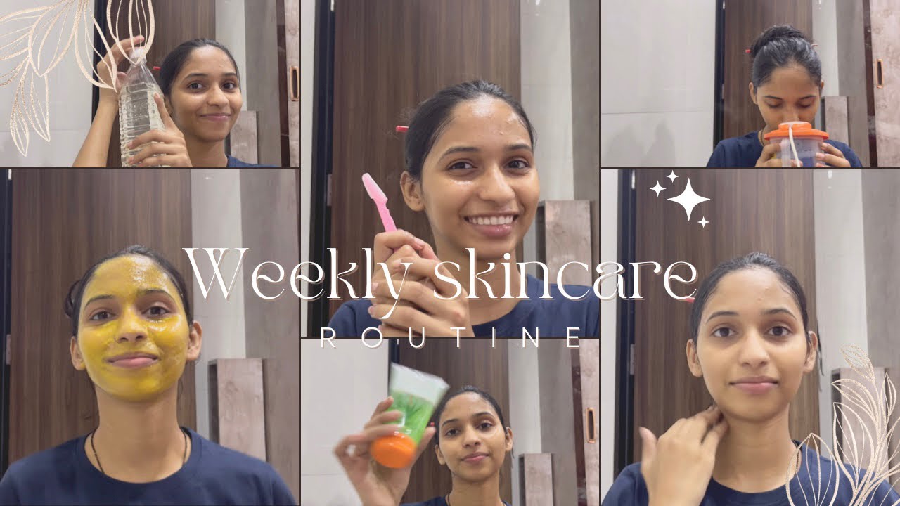 Most Honest weekly Skinacare routine 😱 #skincare #youtubevideo