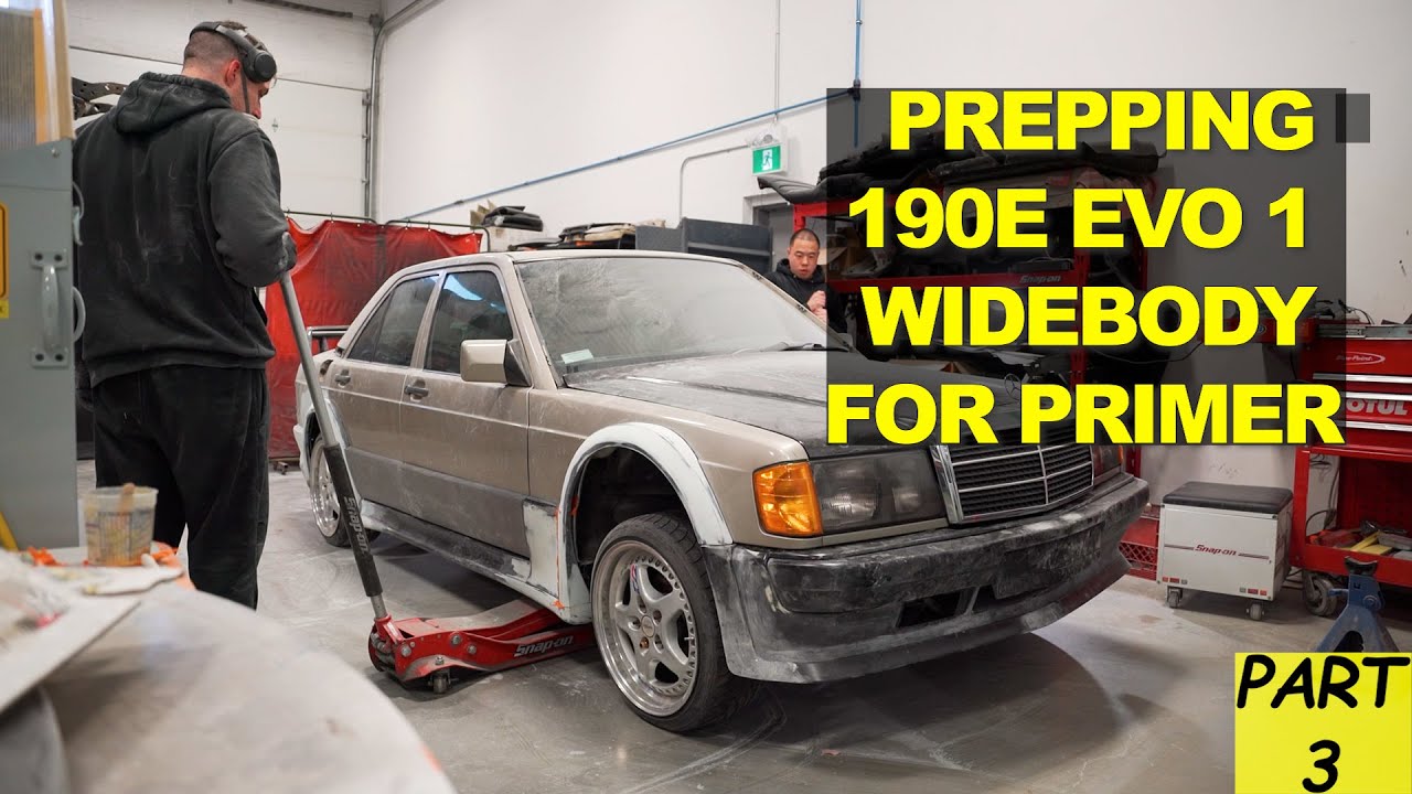 Prepping for Primer - Mercedes 190 EVO 1 Build - Part 3