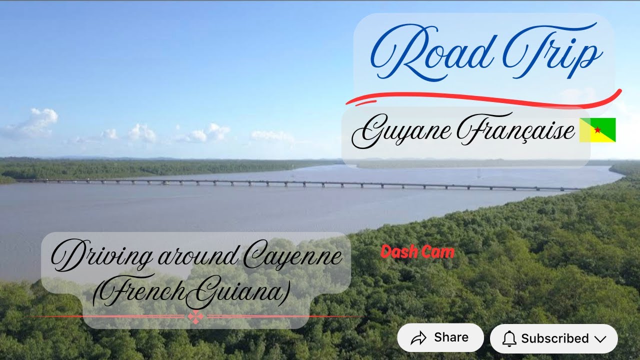 Driving Around Cayenne (French Guiana)