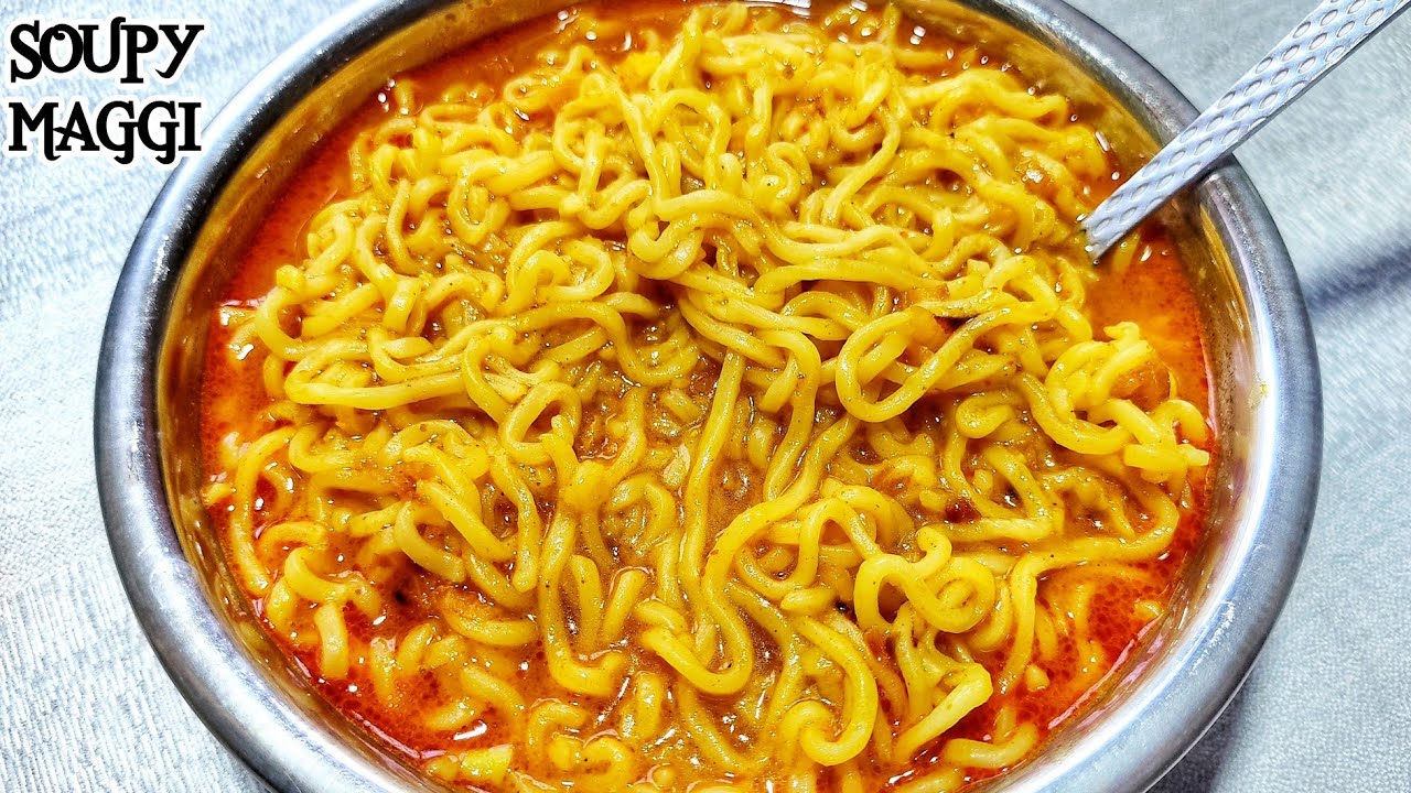 soupy  masala maggi recipe 😋| how to make soupy maggi | soupy maggi recipe