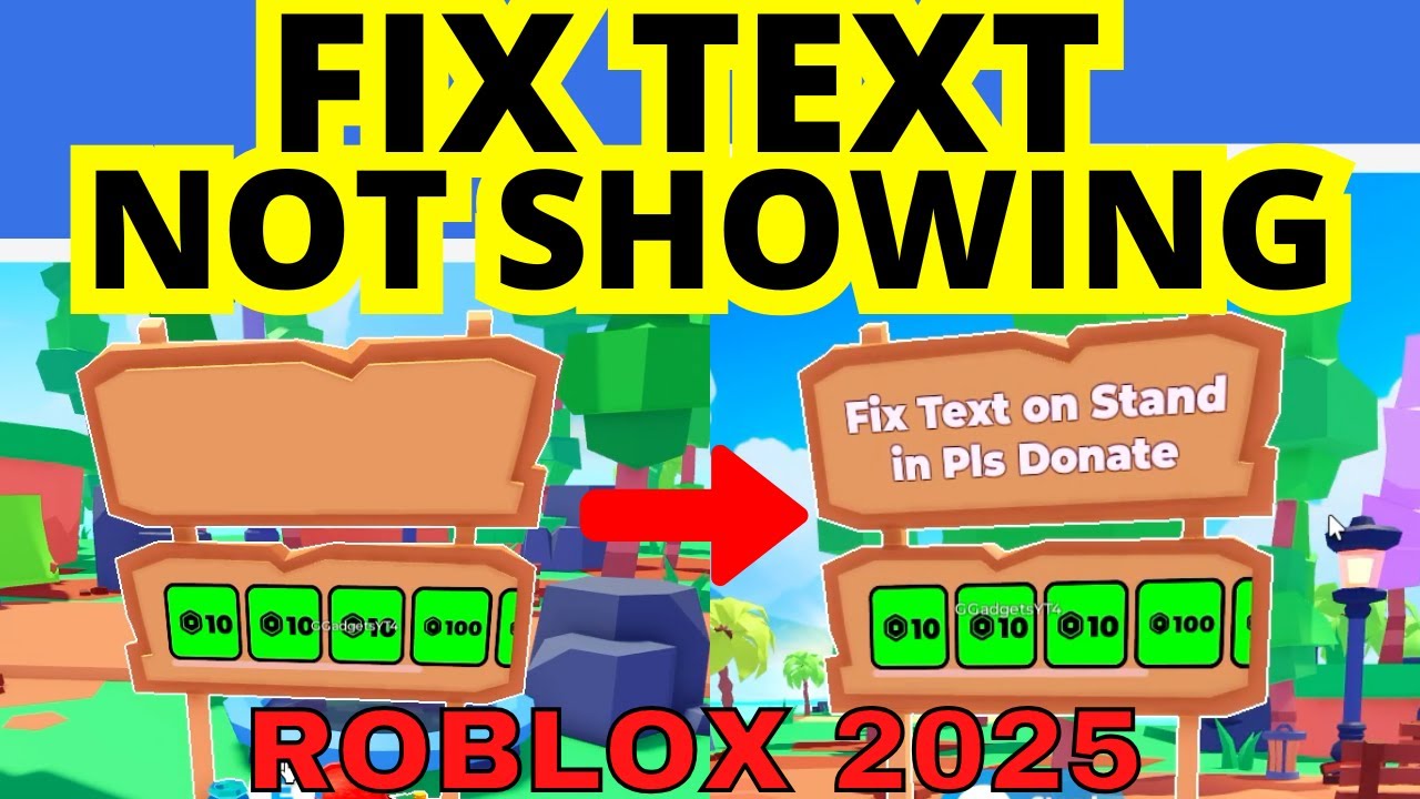 How to Fix Text Not Showing on Booth in Pls Donate