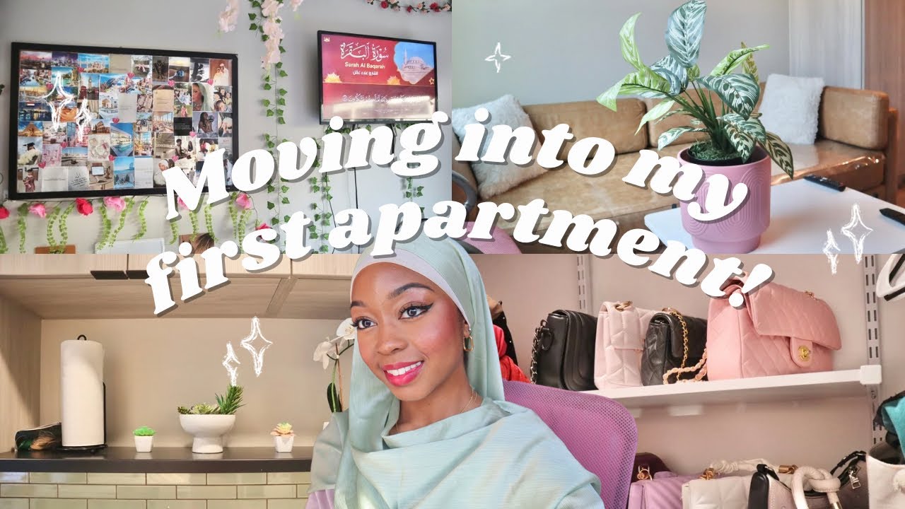 Moving into my 1st apartments 😍| Living alone in my 20s ✨