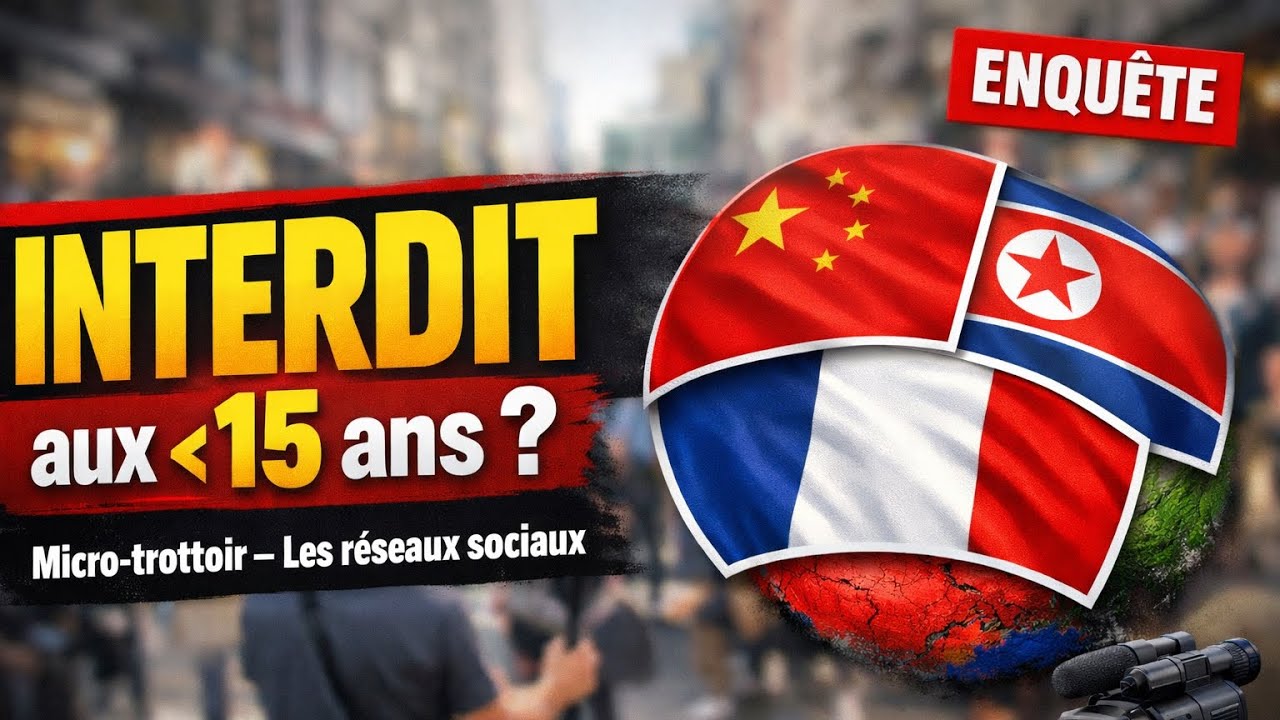 Réseaux sociaux interdits aux moins de 15 ans / Micro-trottoir
