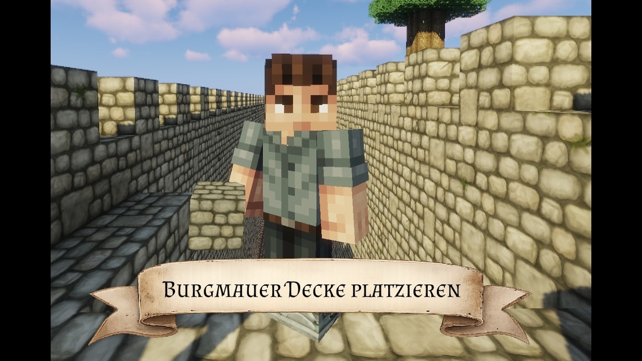 Minecraft OneBlock Castle - Die Burgmauer bekommt eine Decke | Folge 120