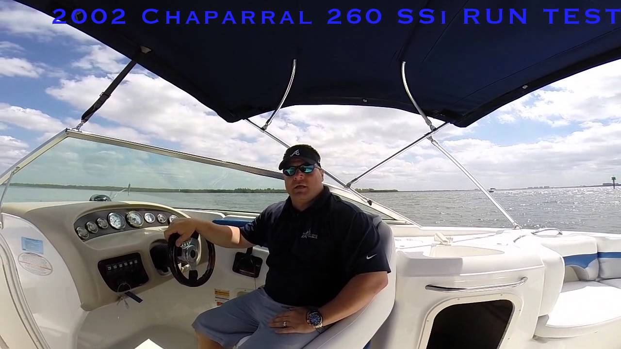2002 Chaparral 260 SSi Run Test