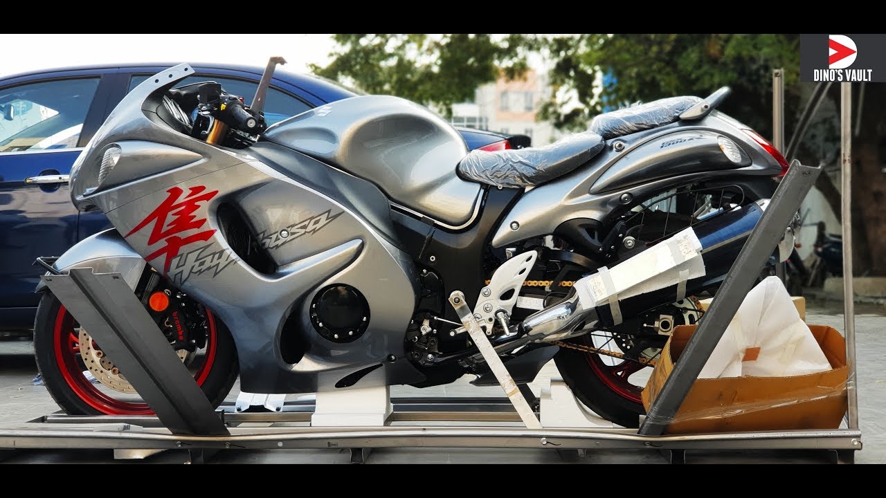 2019 Suzuki Hayabusa Unboxing Metallic Gray #Bikes@Dinos
