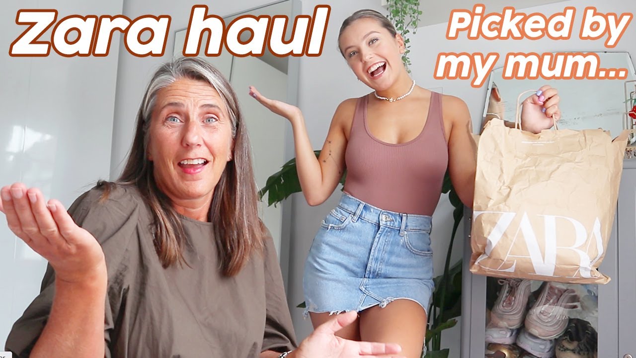 MUM picks my ZARA HAUL (Try-on haul) | Oliviagrace