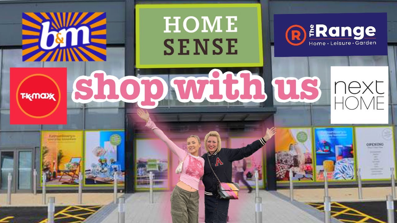 COME HOME SHOPPING WITH US!! + HUGE HOMEWARE HAUL! homesense, b&m, the range & more