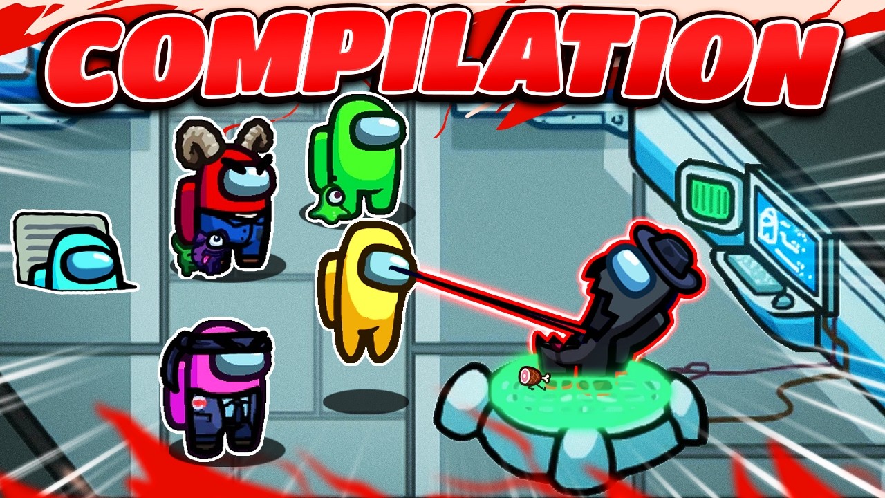 COMPILATION DES MEILLEURS GAMEPLAY AMONG US 🗿 (Partie 2)