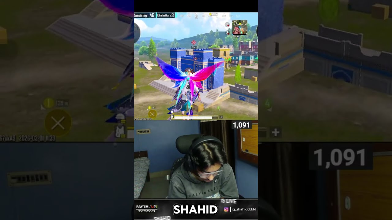 BGMI CONQUROR RANK PUSH DAY 15 W SHAHID  | #bgmi #shorts #shortsfeed