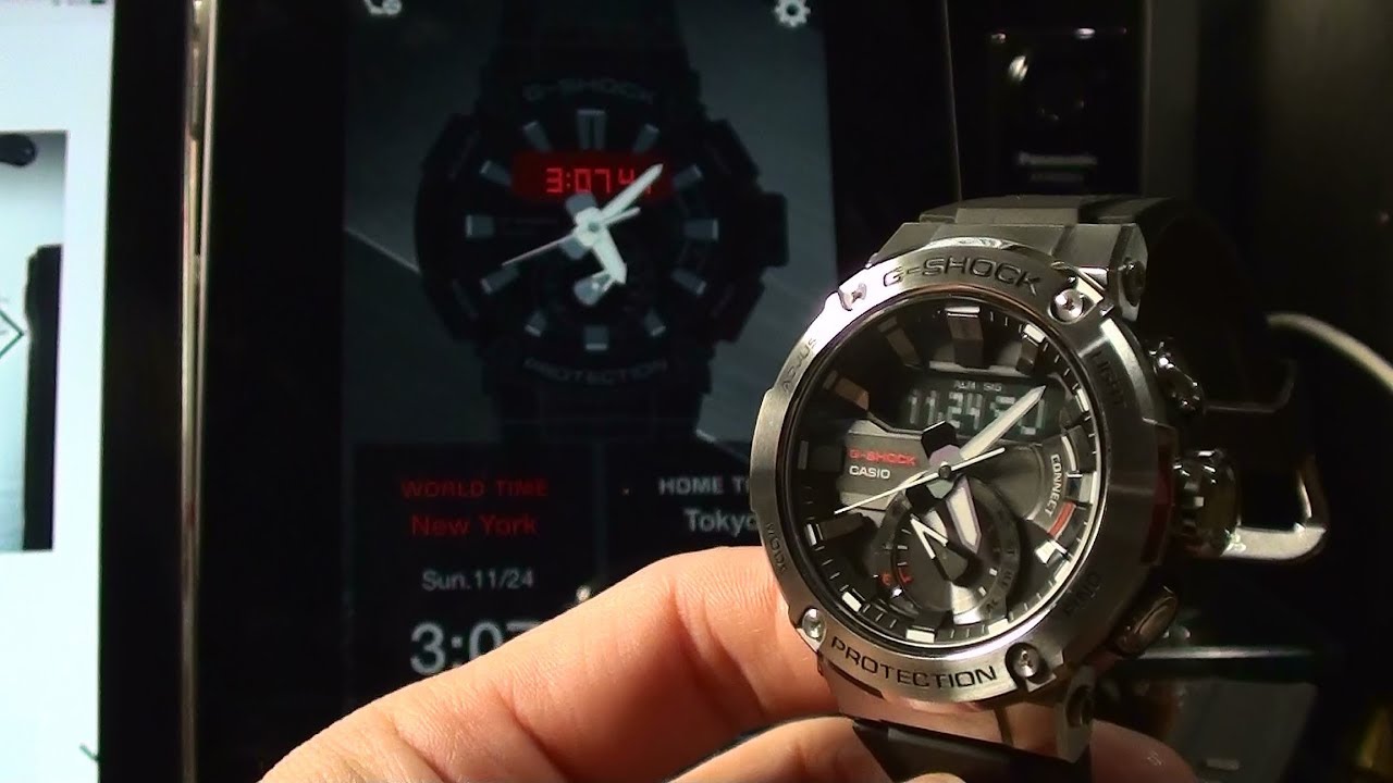 カシオ G-SHOCK GST-B200 Bluetooth コネクト レビュー