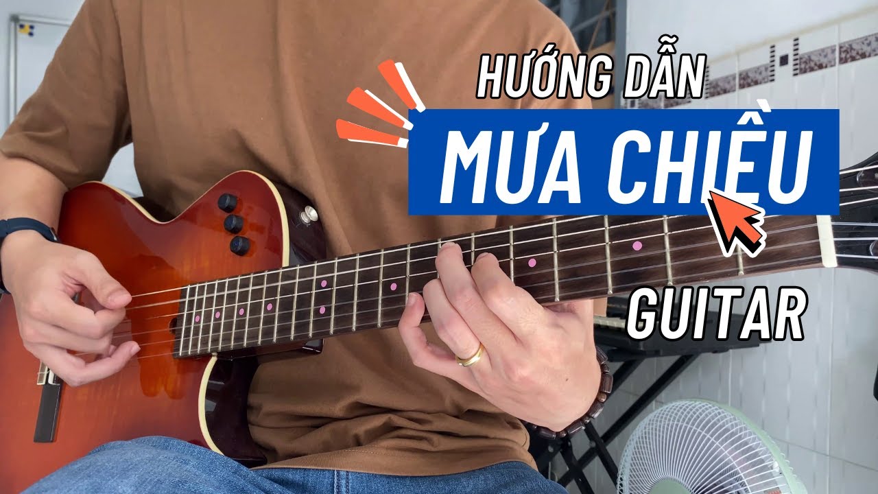 Cách chơi guitar bài MƯA CHIỀU - Lớp học nhạc Bình Minh