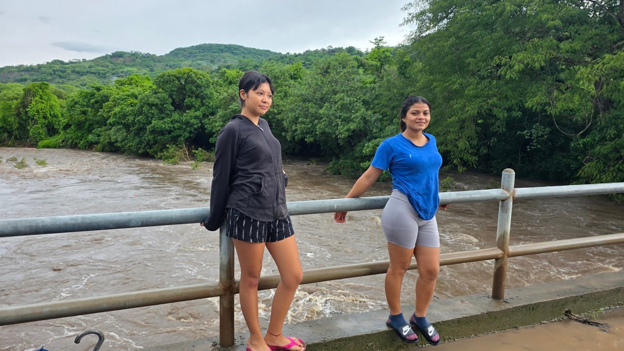 😱🛑Gran creciente del río jalalá/CHICAS SALVADOREÑAS 🇸🇻