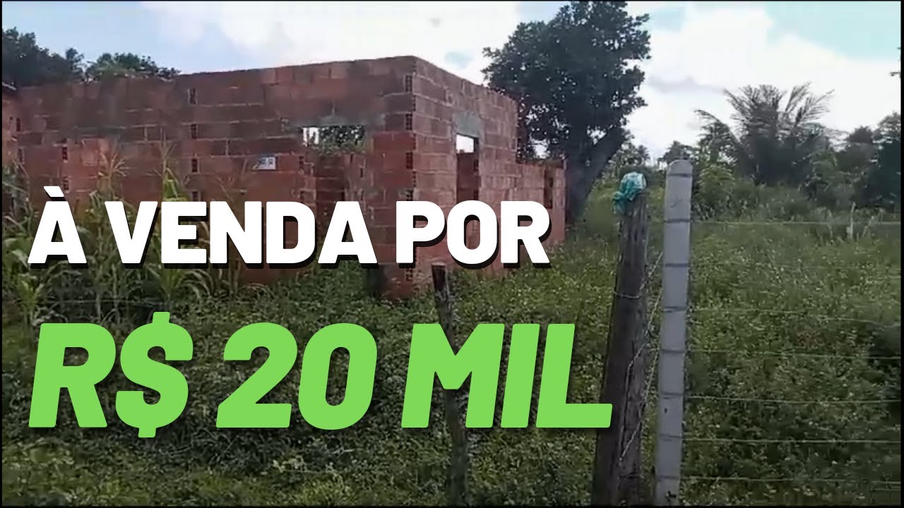 MINI CHÁCARA BARATA COM CASA COMEÇADA PERTO DA CAPITAL! POR R$ 20 MIL | (INDISPONÍVEL)
