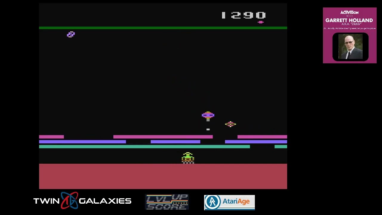 Atari 2600 EMU - Stronghold - Game 1 B/B - 6,930