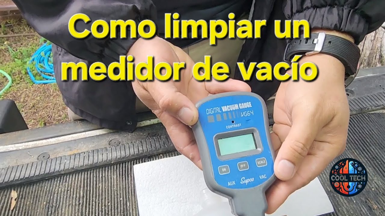 ¡¡Como calibrar un vacunometro o medidor de vacío!! supco vg64