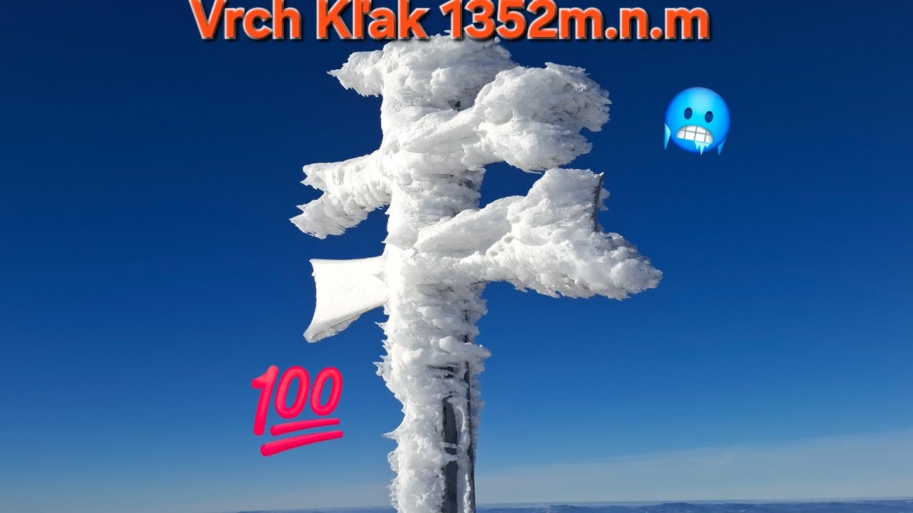 Cesta za snehom🥶na Kľak 1352m.n.m 28.11.2025☀️