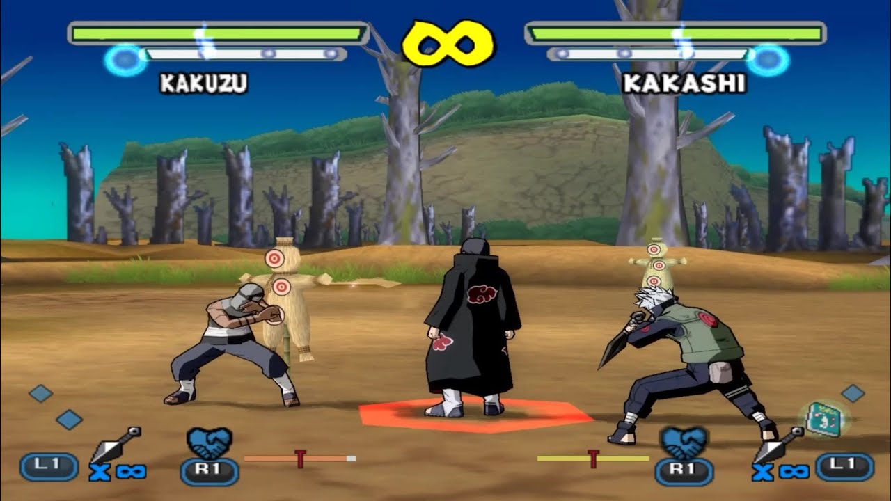 Kakuzu Vs Kakashi - Naruto Shippuden: Ultimate Ninja 5 Mod (PS2)