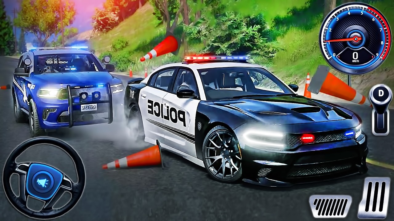 US Police Car Chase Simulator 3D - Real Cop Cars Driving Multi-Storey 2026 - Android GamePlay