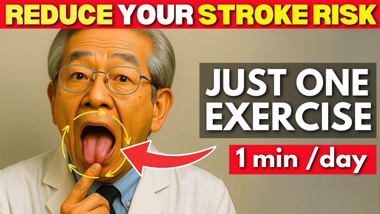 Japan&rsquo;s Oldest Doctor: Do This 10-Second Tongue Trick to Reduce Stroke Risk After 60