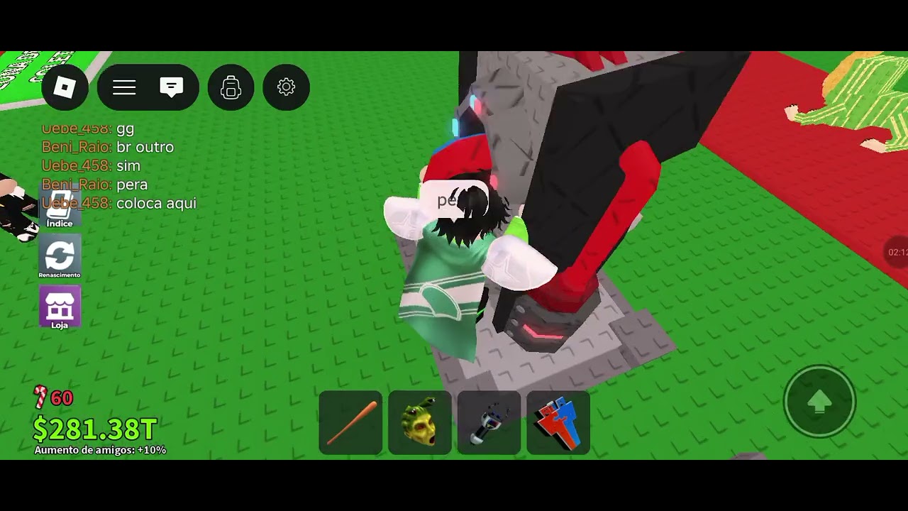 Pvp de roube um brainrot com meu amigo