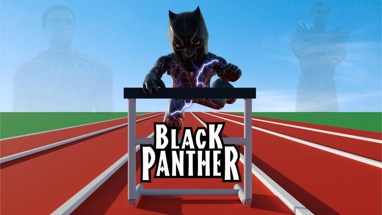 BLACK PANTHER HOPS ON TRACK & FIELD | TRACK & FIELD | FIGHT IN A SCHOOL