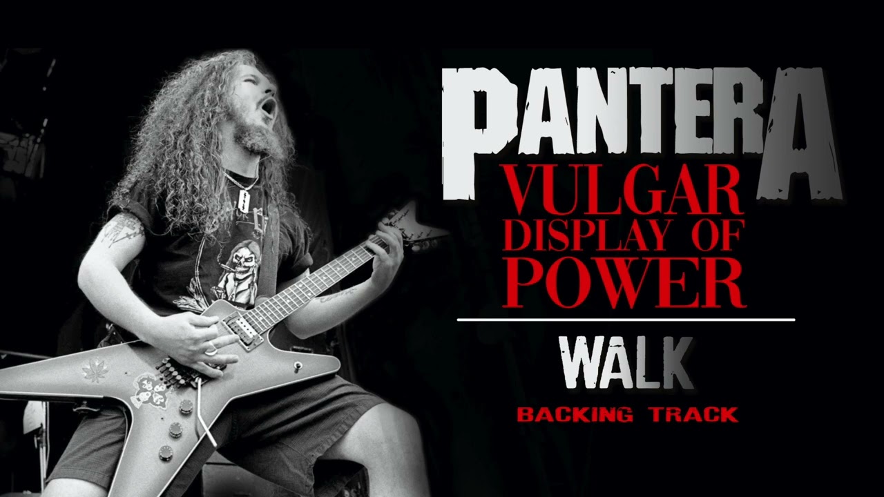 Pantera - Walk - Guitar Backing Track with Vocals