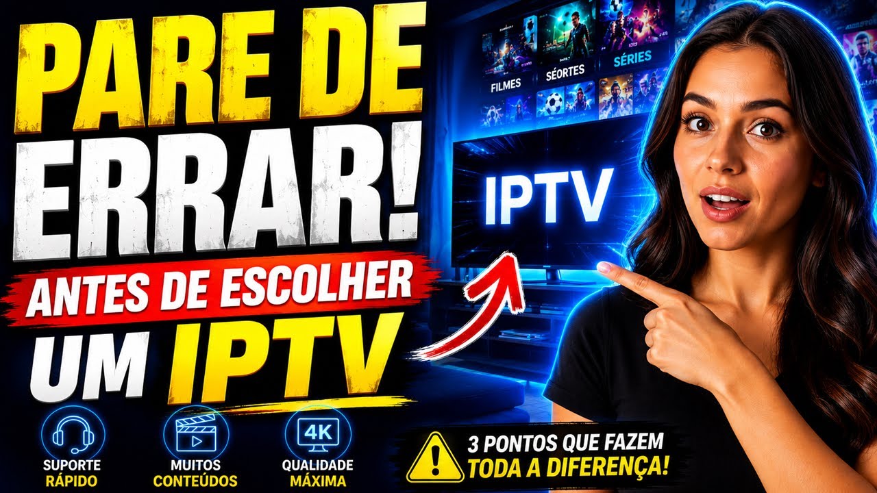 MELHOR IPTV do Brasil? IPTV que N&atilde;o Trava | IPTV com Suporte e Qualidade de Verdade