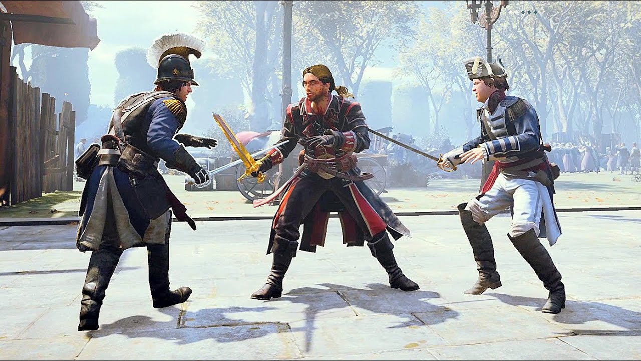 Assassin's Creed Unity Fast Paced Action with Shay's Outfit vs  Danton’s Sacrifice Ultra Settings