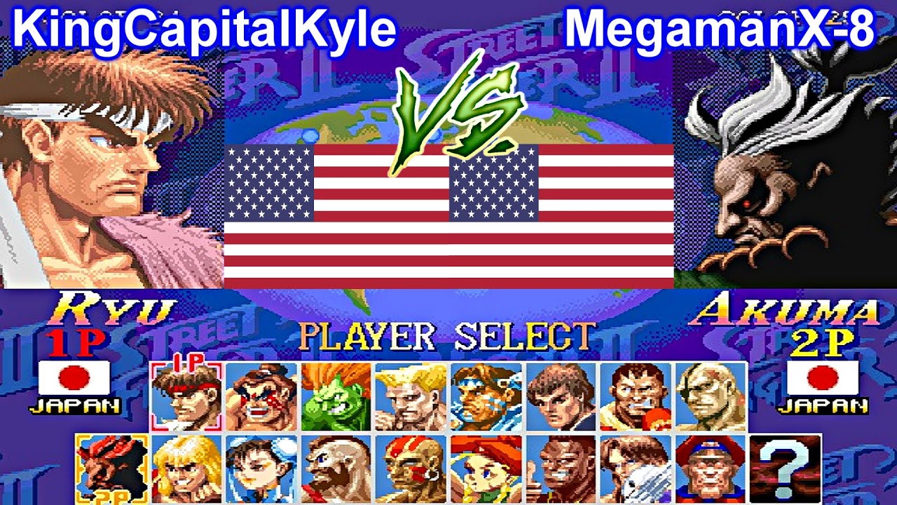Super Street Fighter II Turbo - New Legacy [Hack] - KingCapitalKyle vs MegamanX-8 FT10