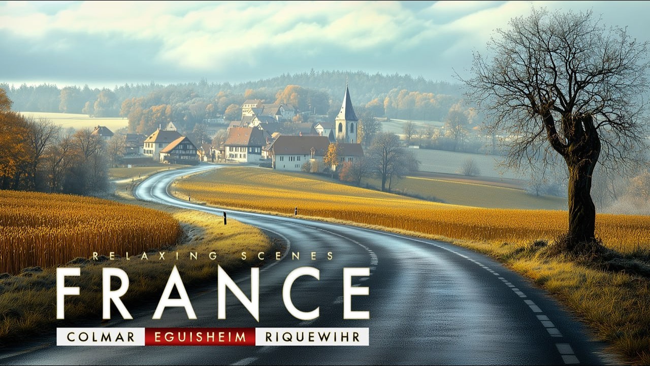 Driving to the Most Magical Christmas Villages in France ✨ | Colmar, Eguisheim & Riquewihr 4K