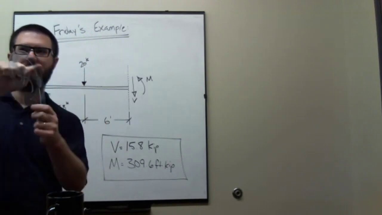 CE 312 Lecture 12:  Shear & Moment Diagrams II - Concentrated Loads (2020.09.21)