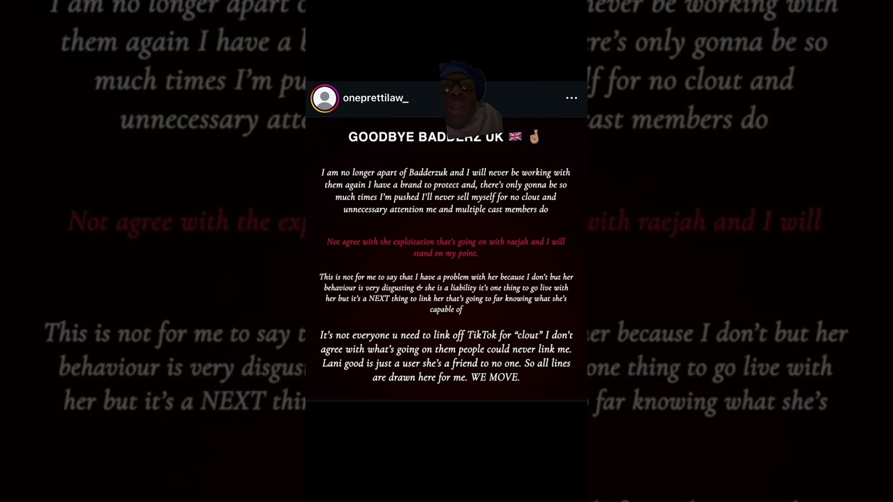 Aylissa and Valentina from BadderzUK falls out with Lani Good due to safeguarding concerns.