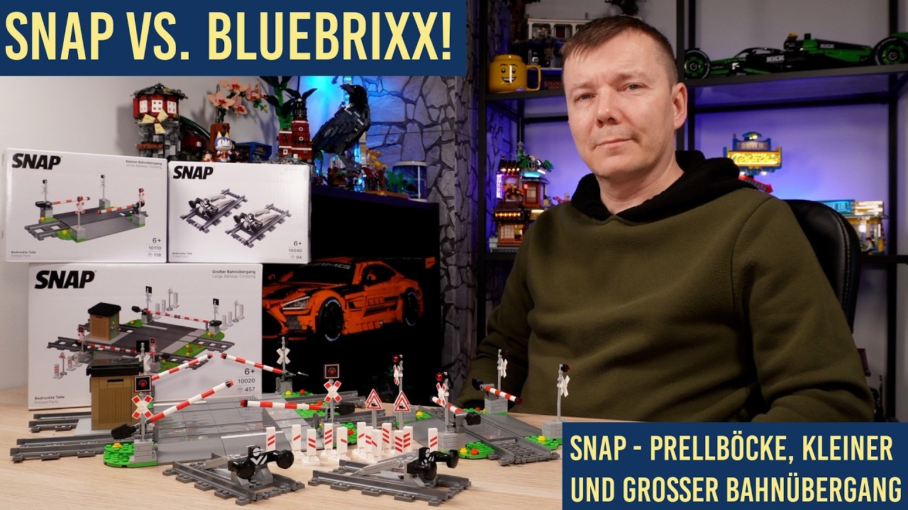 Wer hat die besseren Bahnübergänge? SNAP Prellböcke, kleiner und großer Bahnübergang im Vergleich!