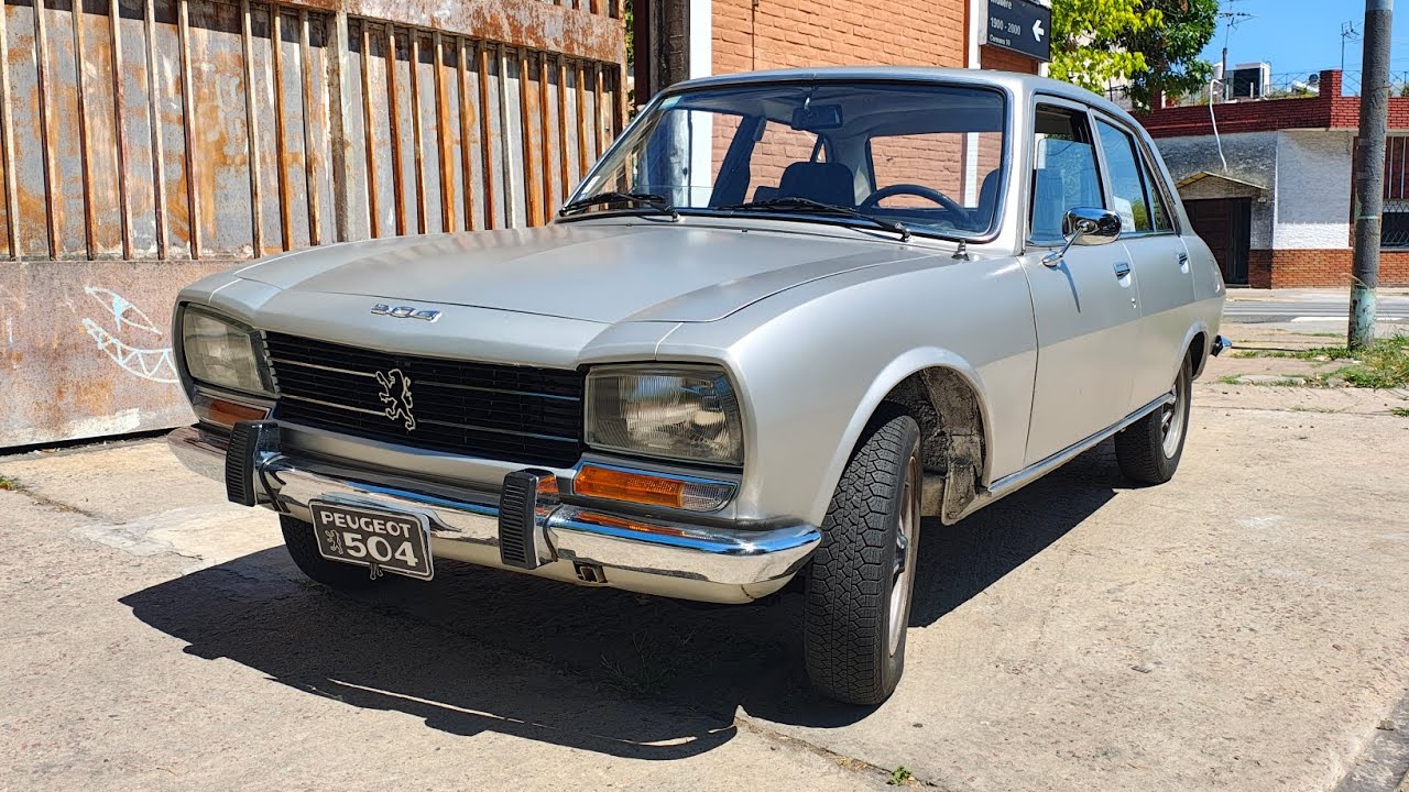 Así era un Peugeot 504 SL fabricado en Argentina en principios de los años 80