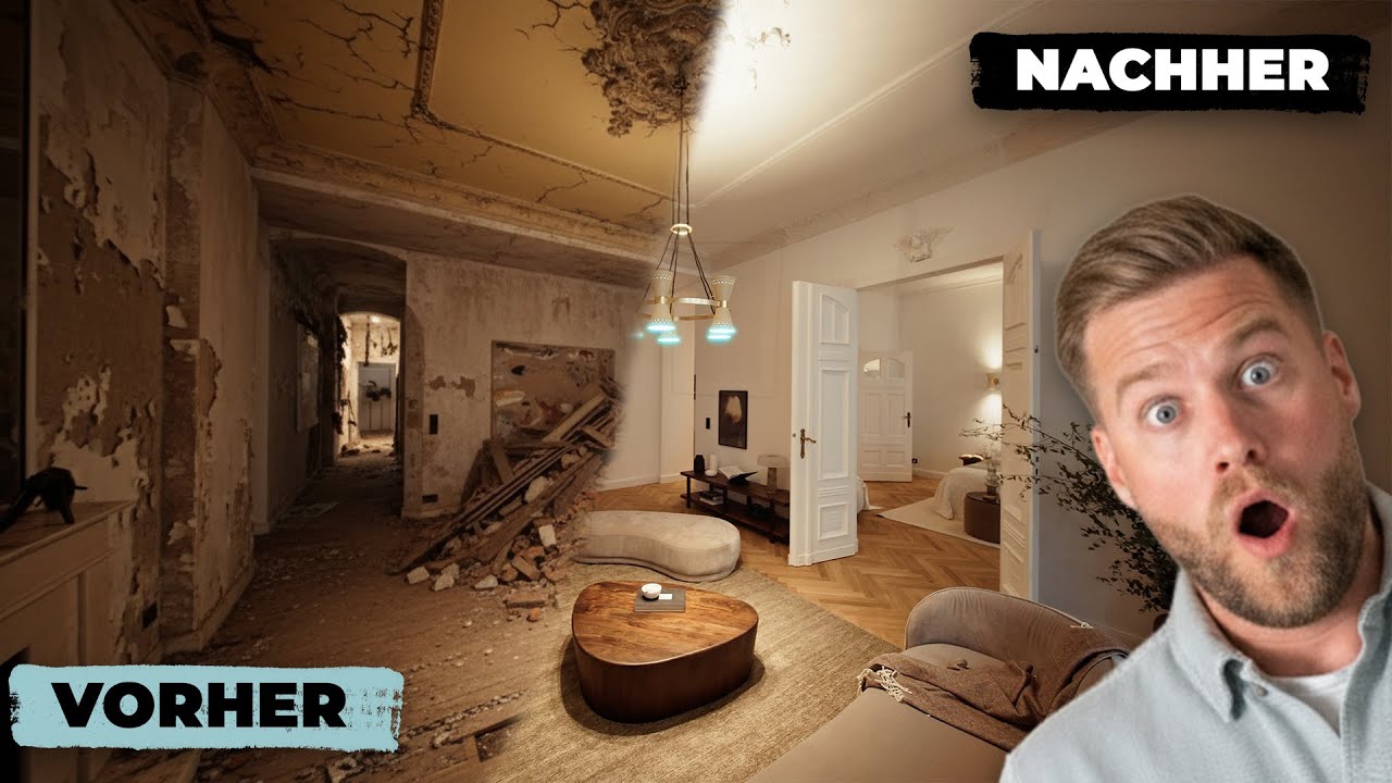Berlin Altbau Vorher-Nachher auf 125m²! Das Ergebnis ist unglaublich! 