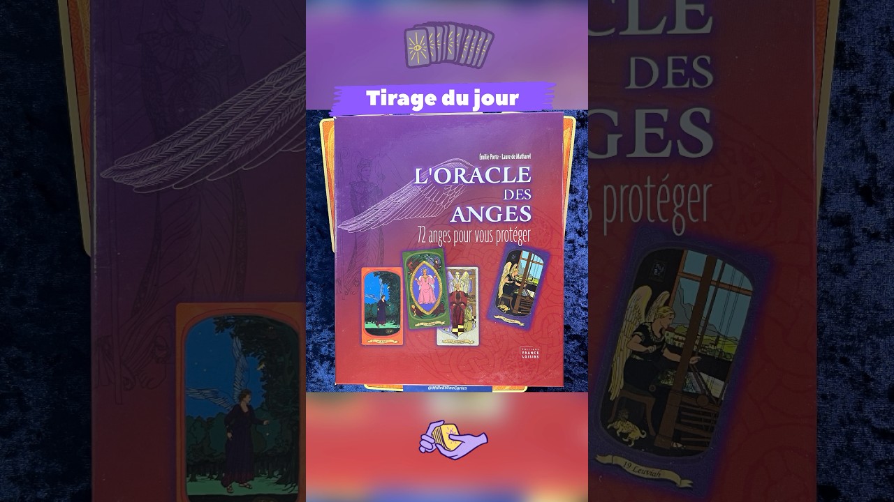 Tirage du jour avec &laquo; L&rsquo;oracle des anges&nbsp;&raquo; #guidance #guidancedujour #tiragedujour #milleetunecartes