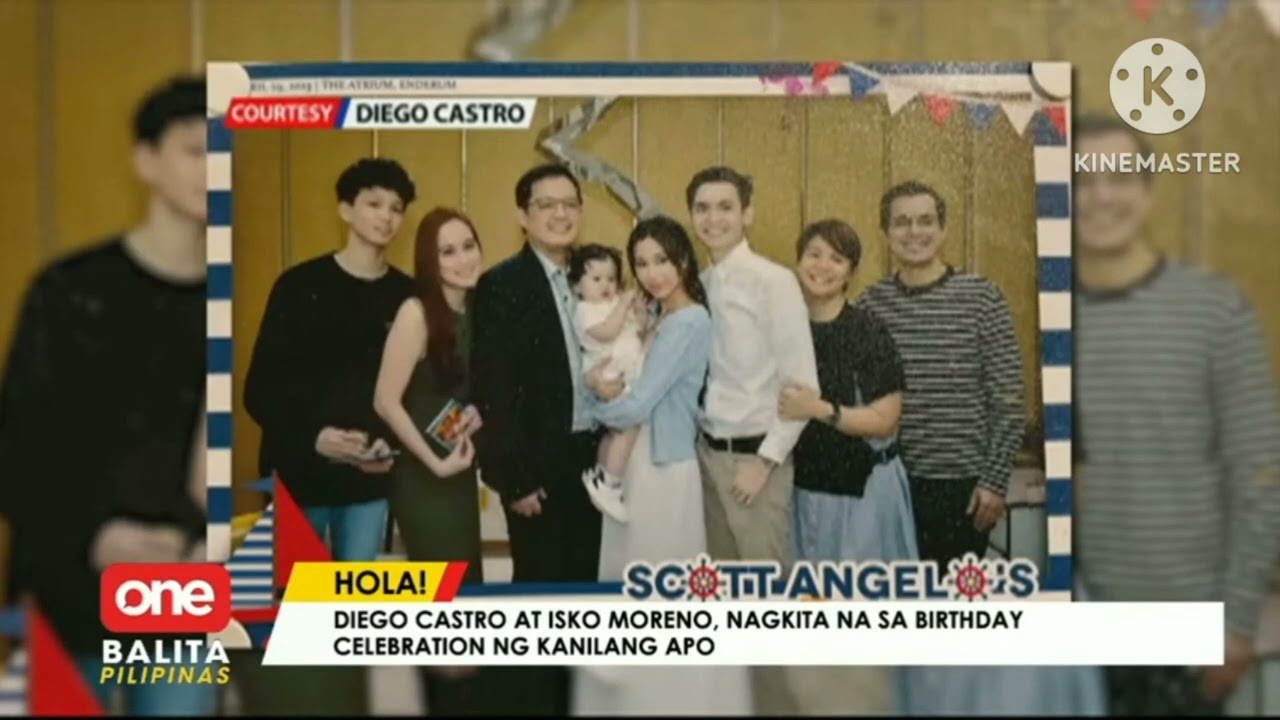 Diego Castro at Isko Moreno, Nagkita na sa Birthday Celebration ng Kanilang Apo