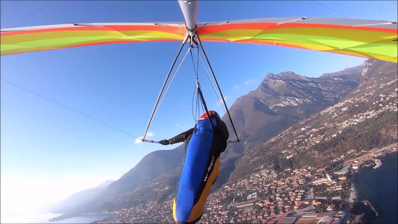 Exciting Technical  Landing on the Beach  in  Lake Garda !