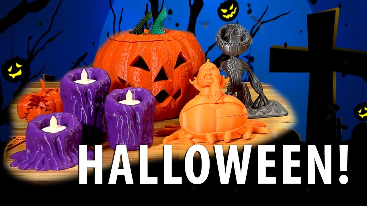 10 Great Halloween 3D Printed Models!