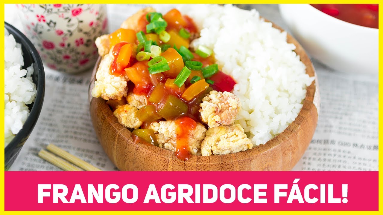 FRANGO AGRIDOCE ! COMIDA CHINESA EM CASA | Receitas de Minuto 508