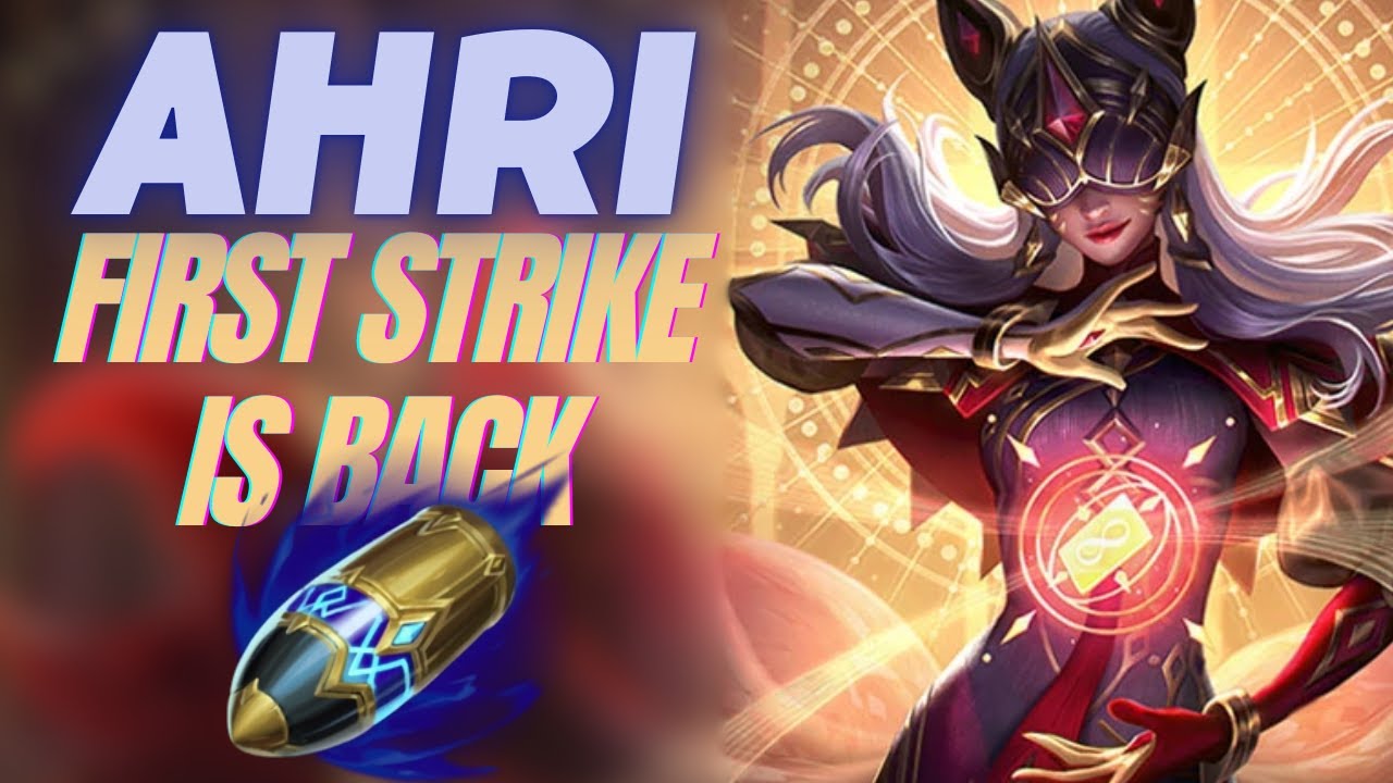 FIRST STRIKE IS BROKEN AGAIN ON AHRI! 🥰  | Ahri MID Gameplay