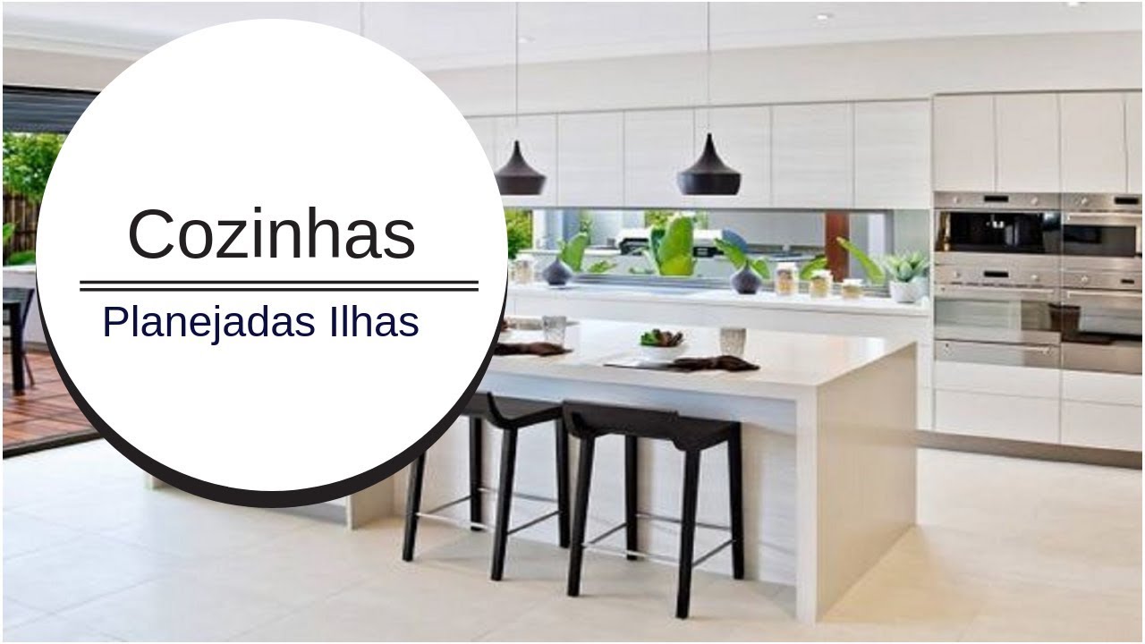 Cozinhas Planejadas: 45 Modelos  com Ilha Central